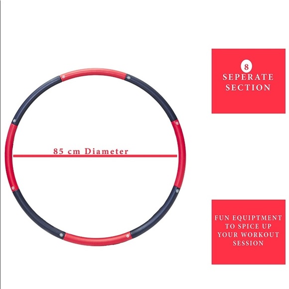Weighted Exercise Hoop for Adults and Kids - 2lb - Picture 4 of 6